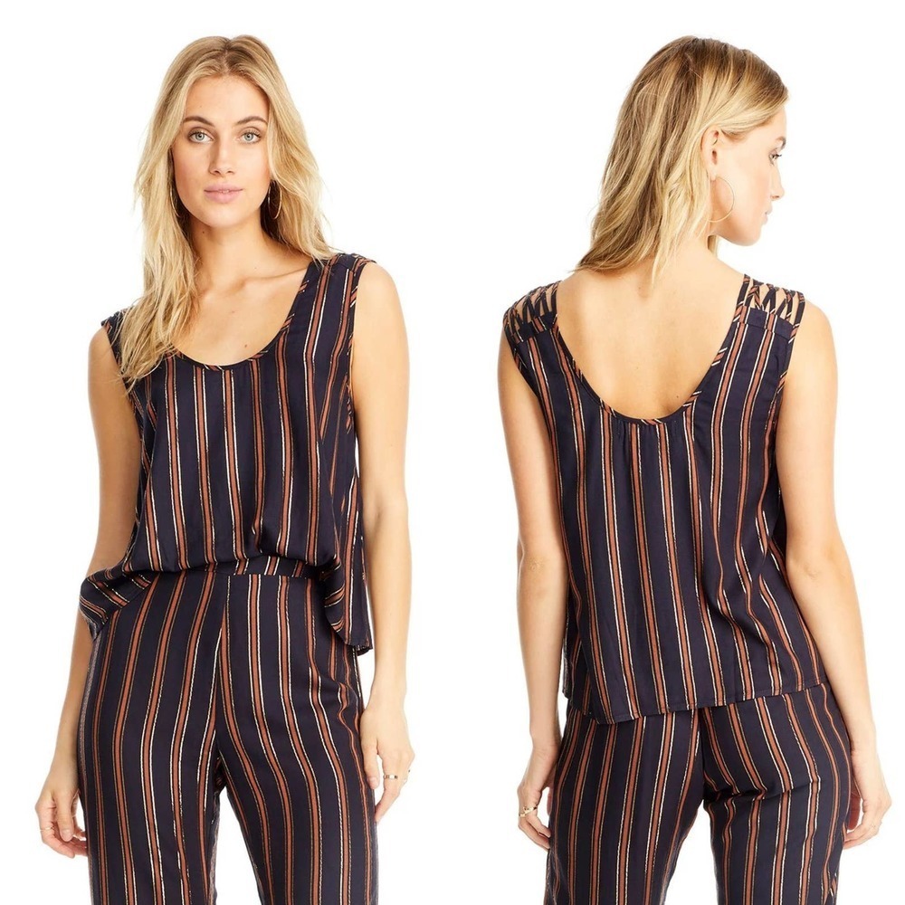 NWT Saltwater Luxe Kelsey Metallic Tank